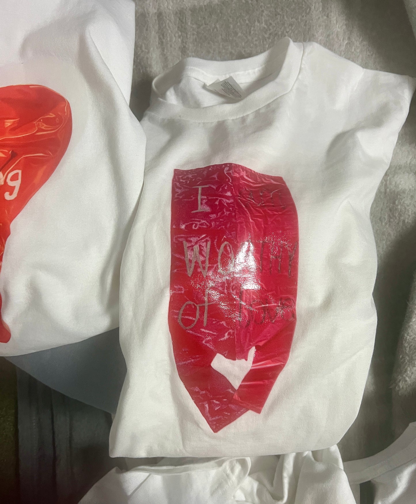 I am worthy of love (Pink) t shirt