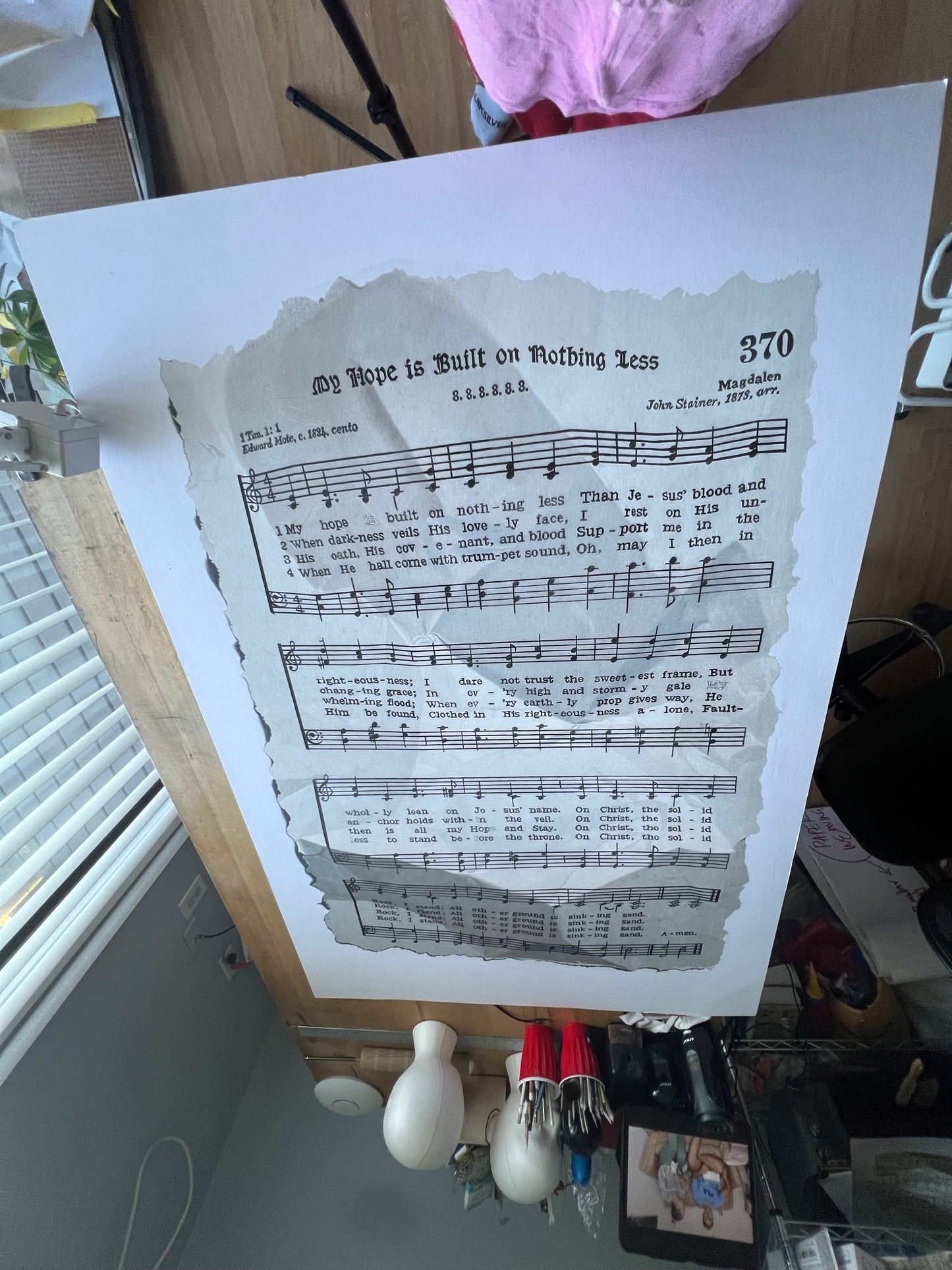 The beginning (my hope is built on nothing less)